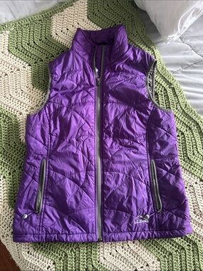 LL Bean vest, women’s small, purple, great condition